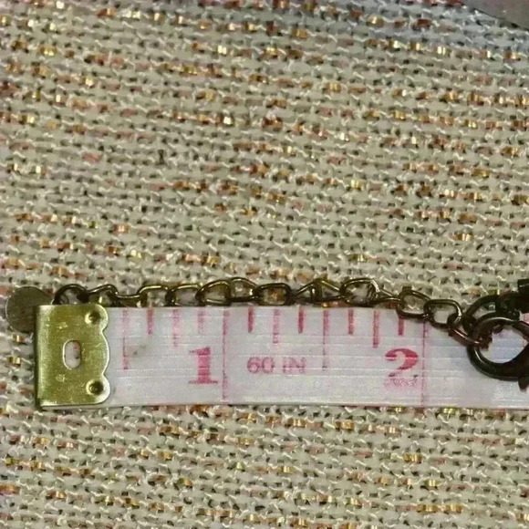 Vintage 1960's Large Bright Pink Lucite and Hemp Necklace with 2" Extender - Picture 7 of 12